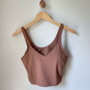 lululemon dusty clay align tank size 8